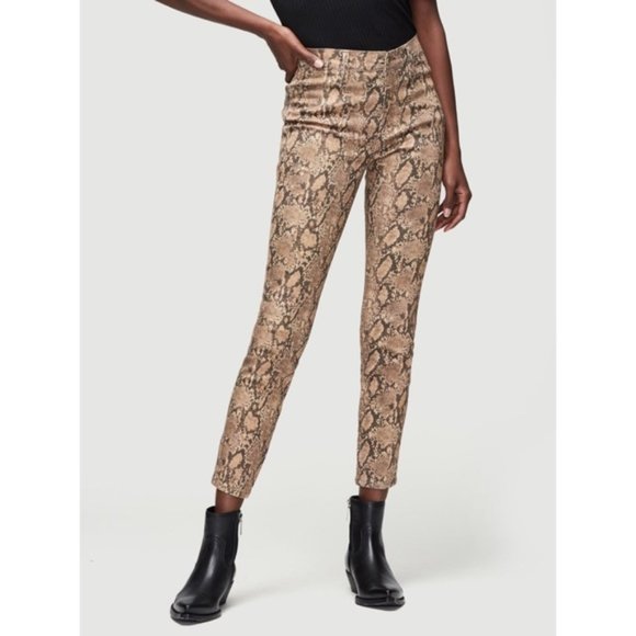 Frame Denim Denim - FRAME Le High Skinny Crop Coated Python 27